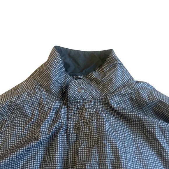 DryJoys by FootJoy Grey Black Houndstooth Windbreaker Jacket Size XL Men's - Picture 2 of 13